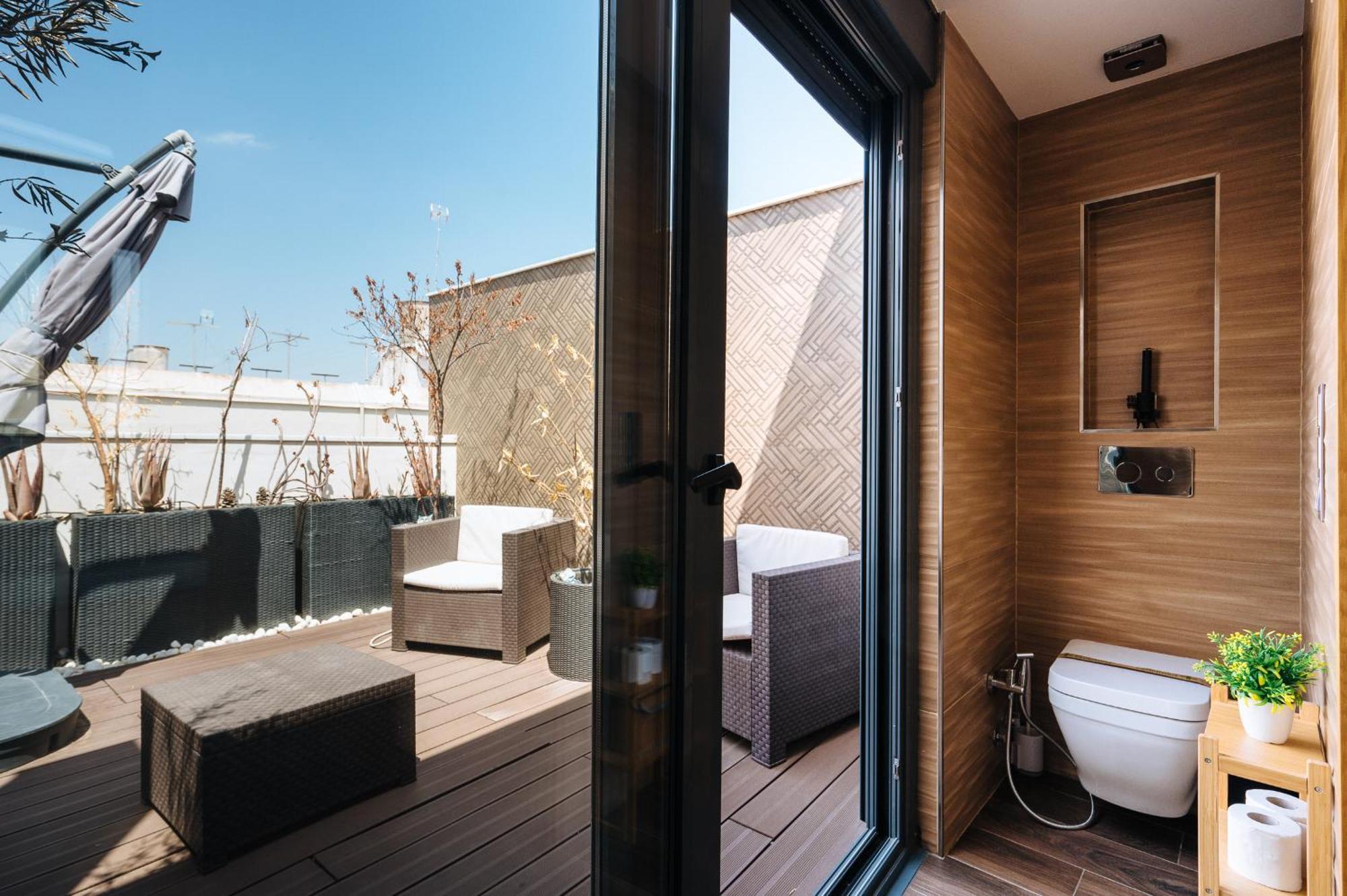 Elegant Duplex 3 Master Bedrooms And Private Sevilla Bagian luar foto